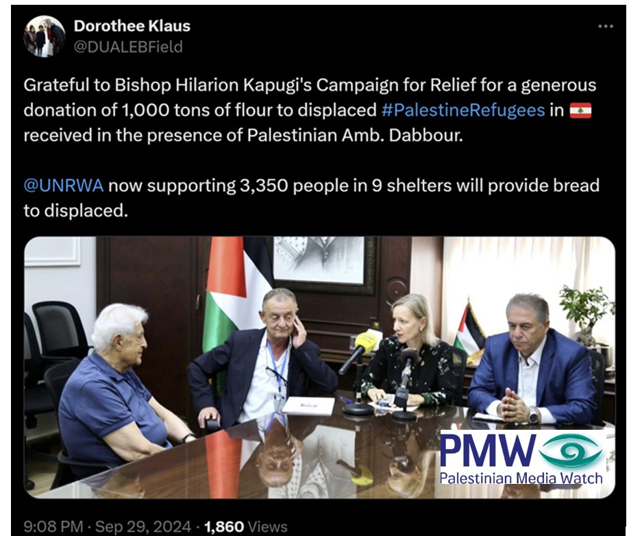 Screenshot of tweet by Dorothee Klaus