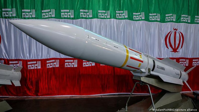 Image of Iranian missile