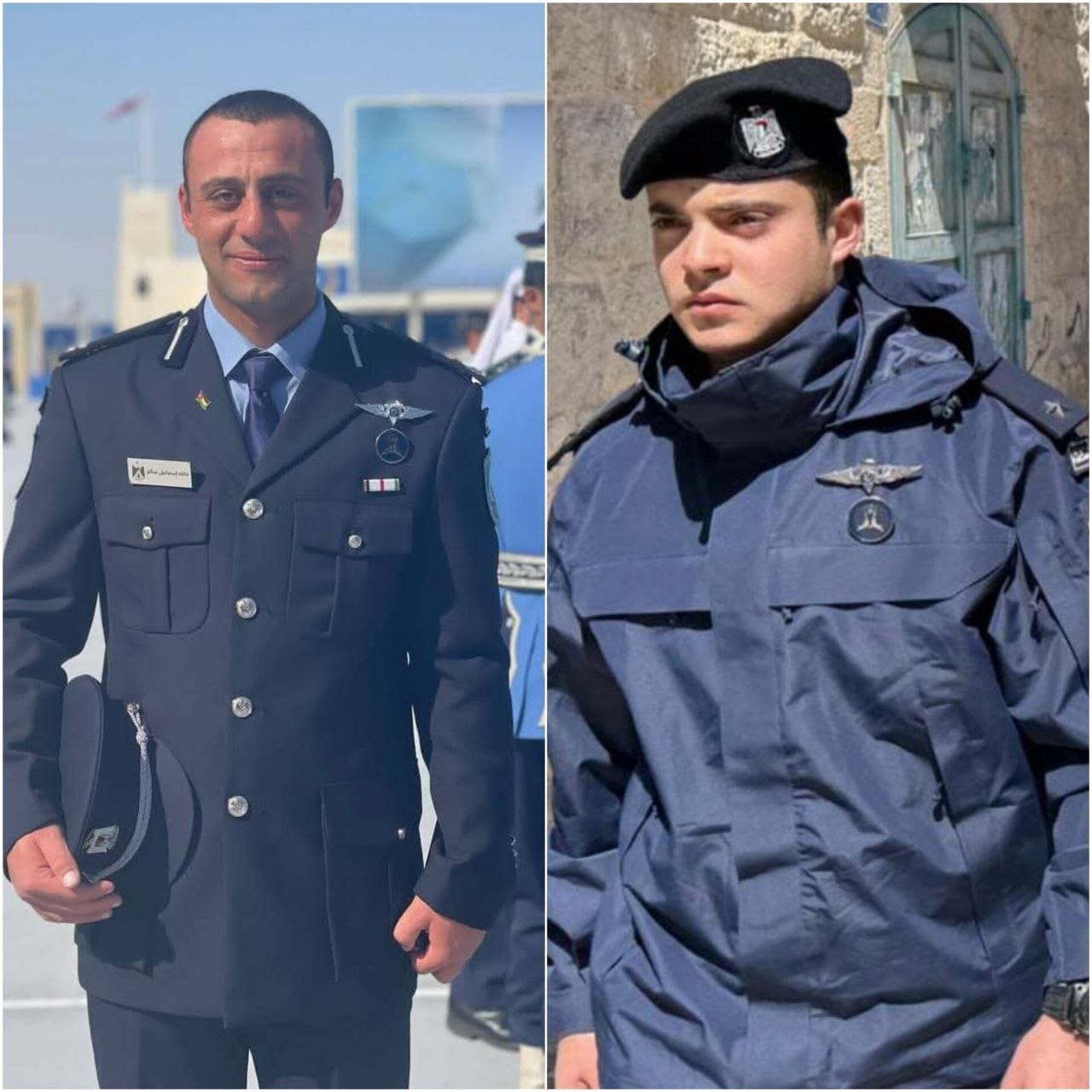 Two terrorists in P A police uniform