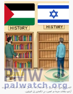 Cartoon about Palestinian history