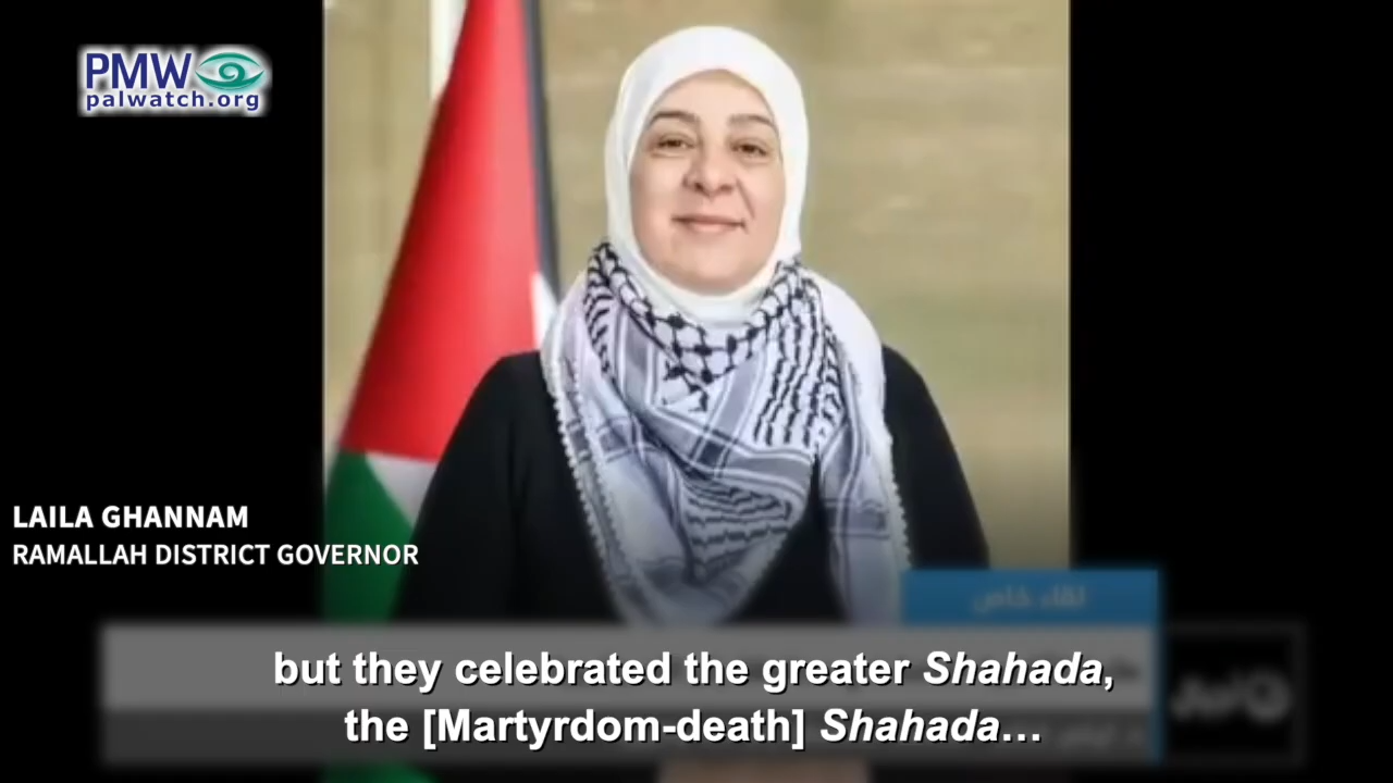 Laila Ghannam celebrating Shahada