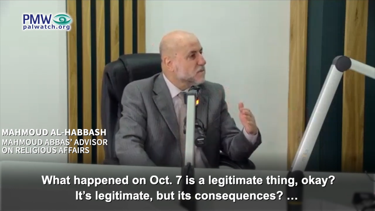 Al-Habbash saying October 7 was legitimate