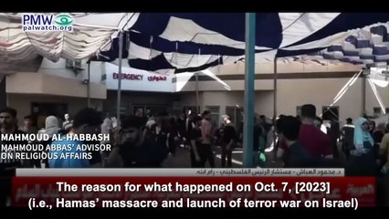 Al-Habbash saying what he thinks the reason for October 7 is